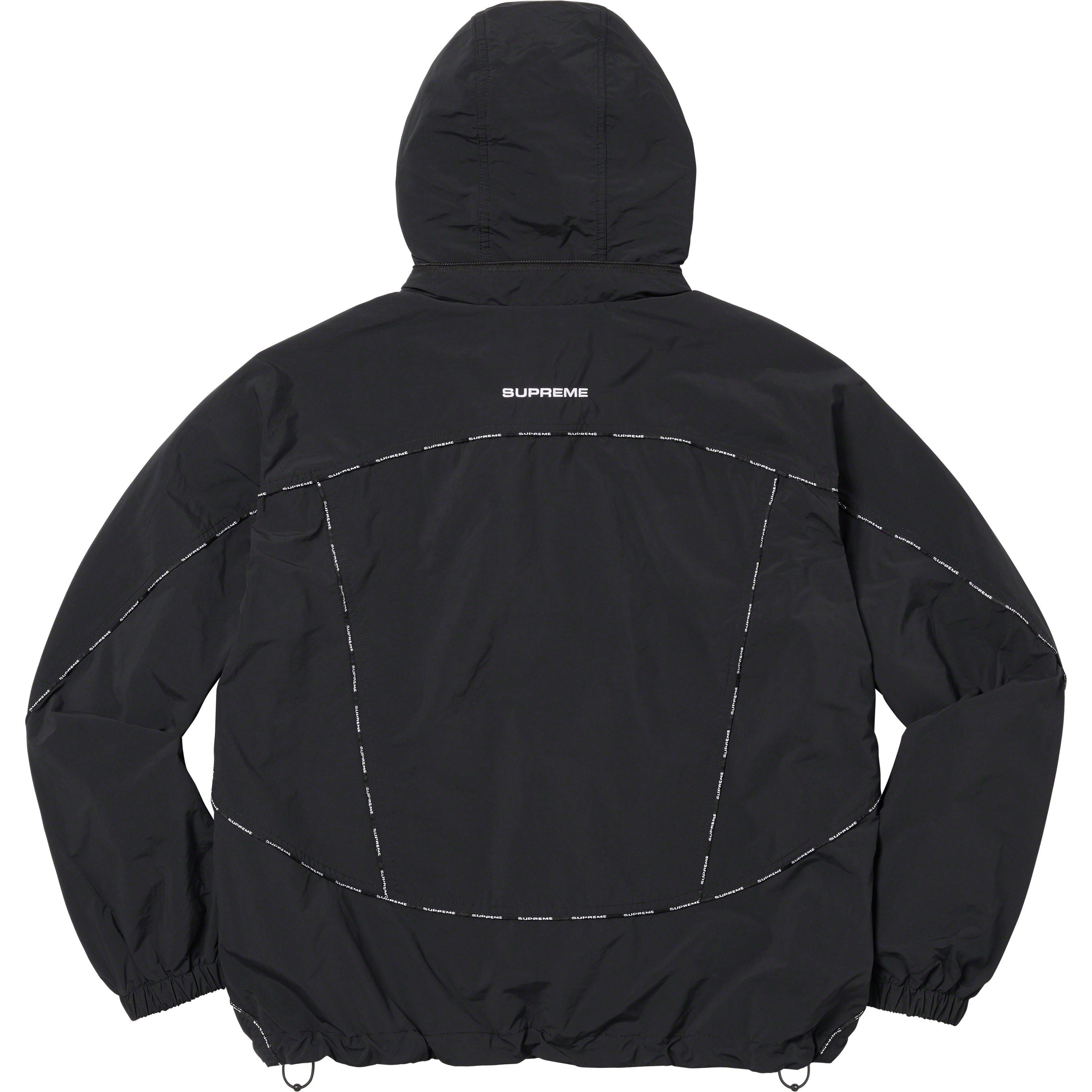 Logo Piping Hooded Track Jacket view 13
